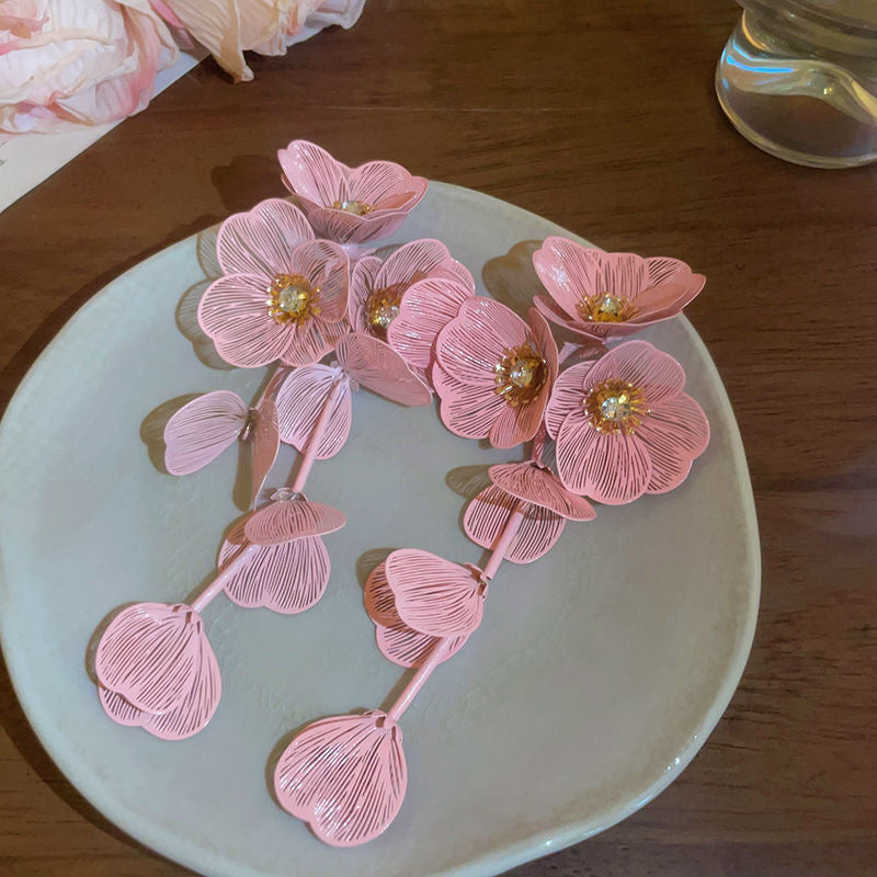 Flower earrings