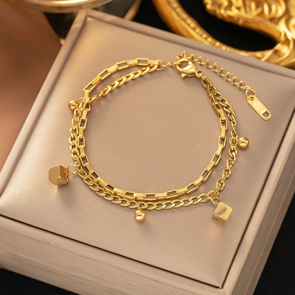 gold plated bracelet
