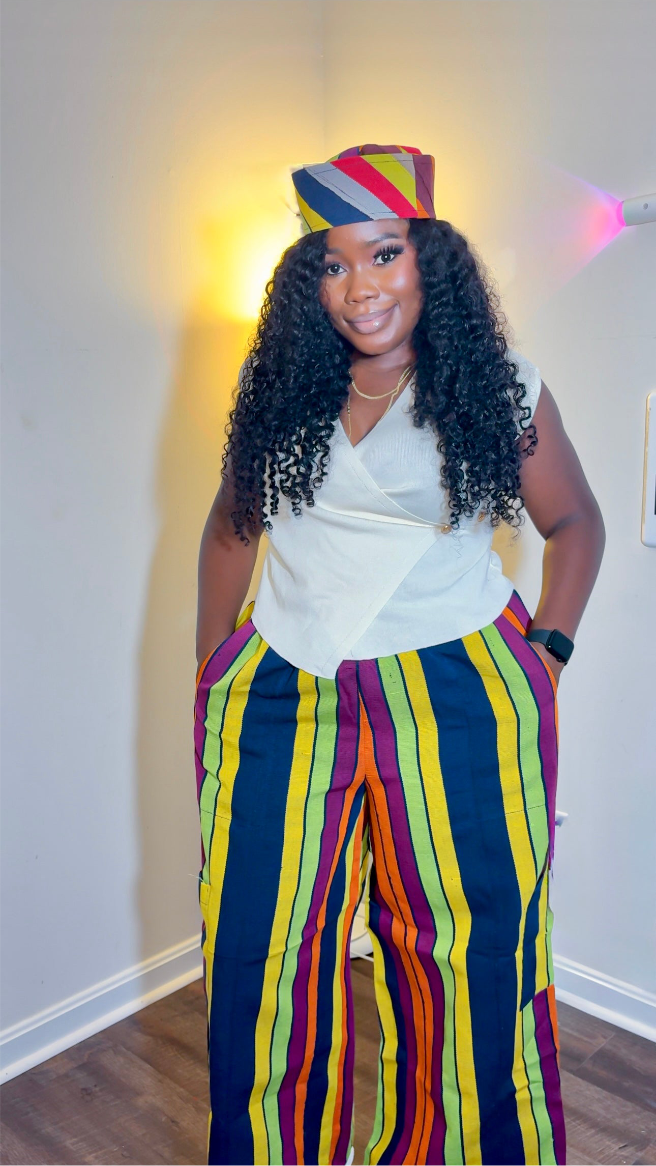 Aso oke pant