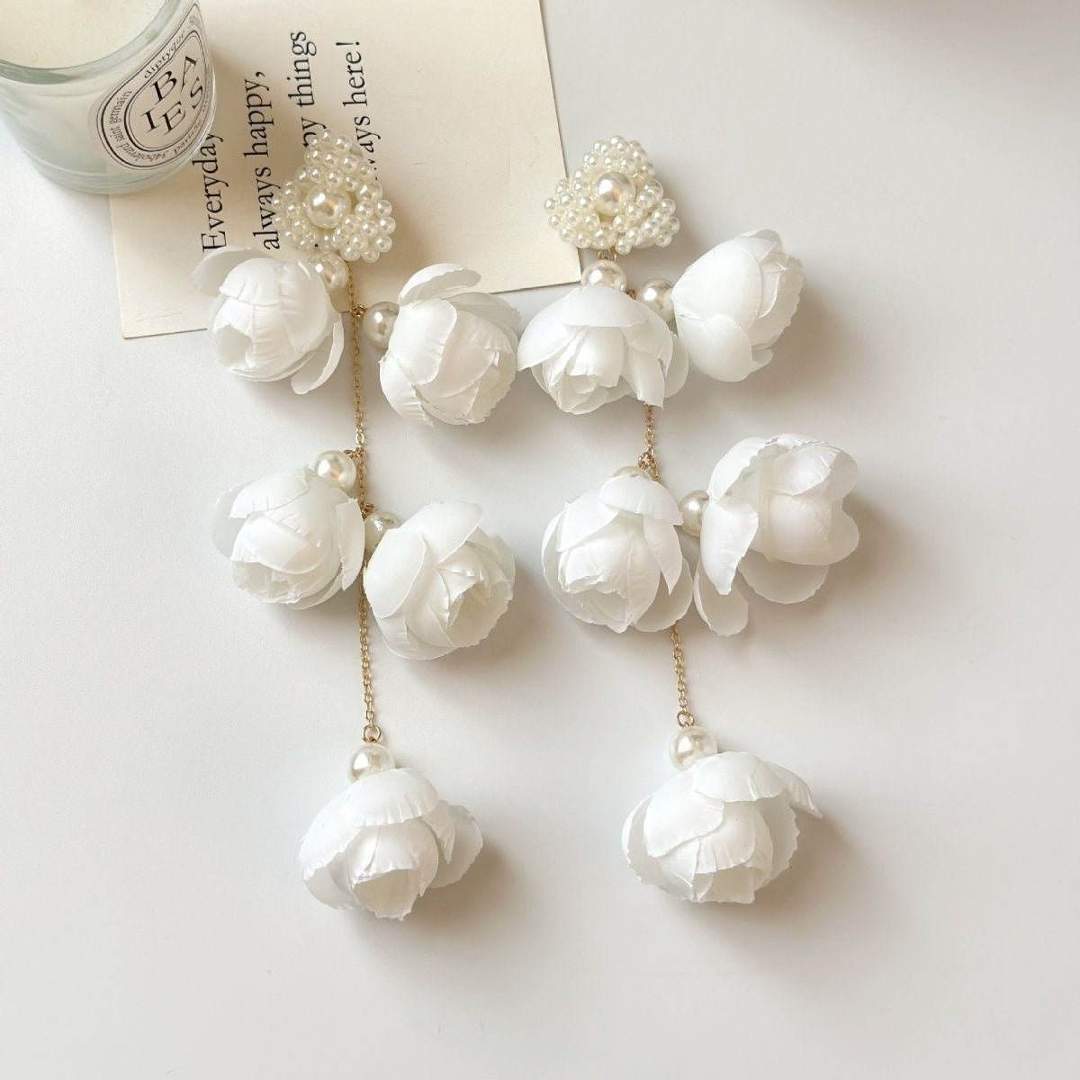 Flower earrings