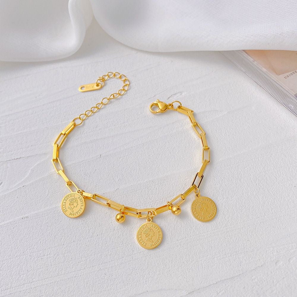 gold plated bracelet