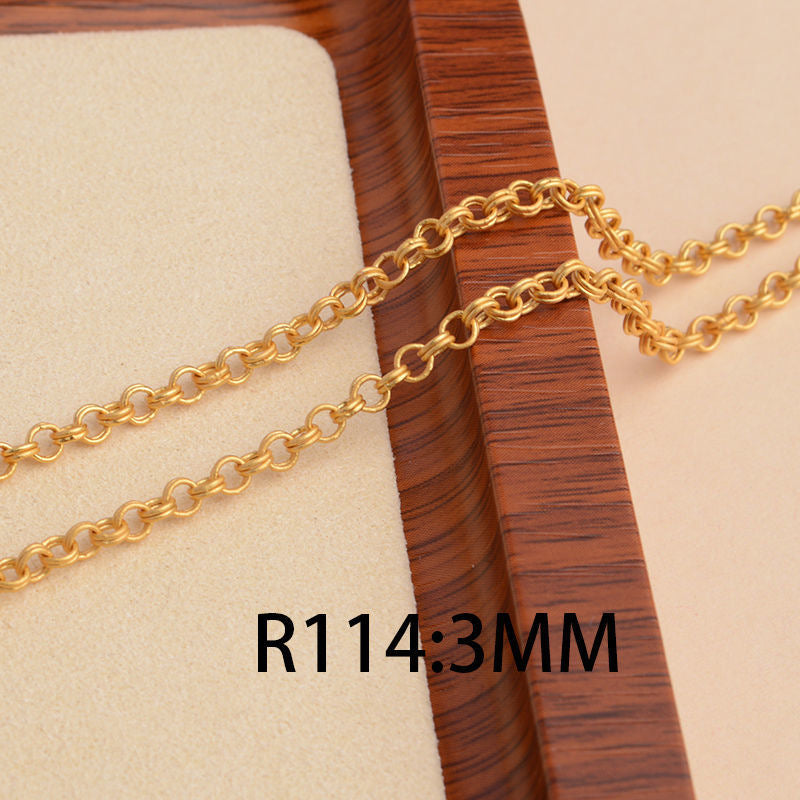 Gold plated necklace
