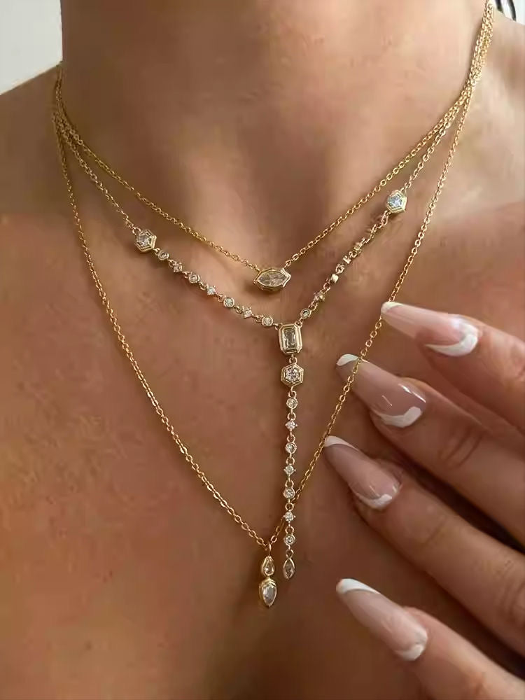 Gold plated necklace