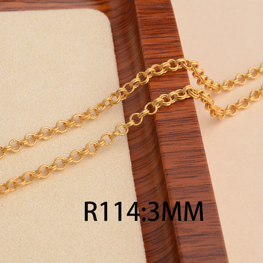 Gold plated necklace