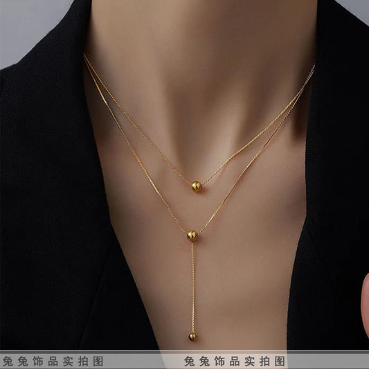 Gold plated necklace